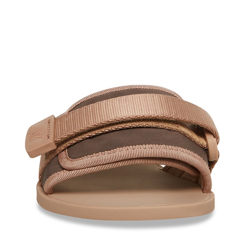 Light Brown Steve Madden Janelle Women's Slides | PH 1234LBU